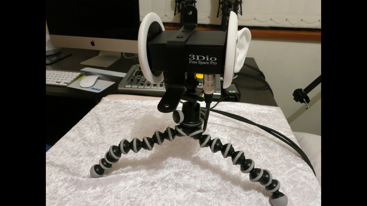 ASMR - 3dio Microphone Test (Binaural Tapping, Hand Sounds, Ear Cupping)