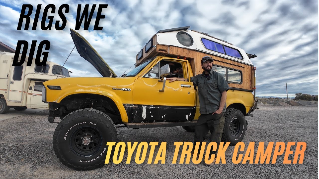 Экскурсия по автодому на базе внедорожника Toyota 4x4 1981 года выпуска.