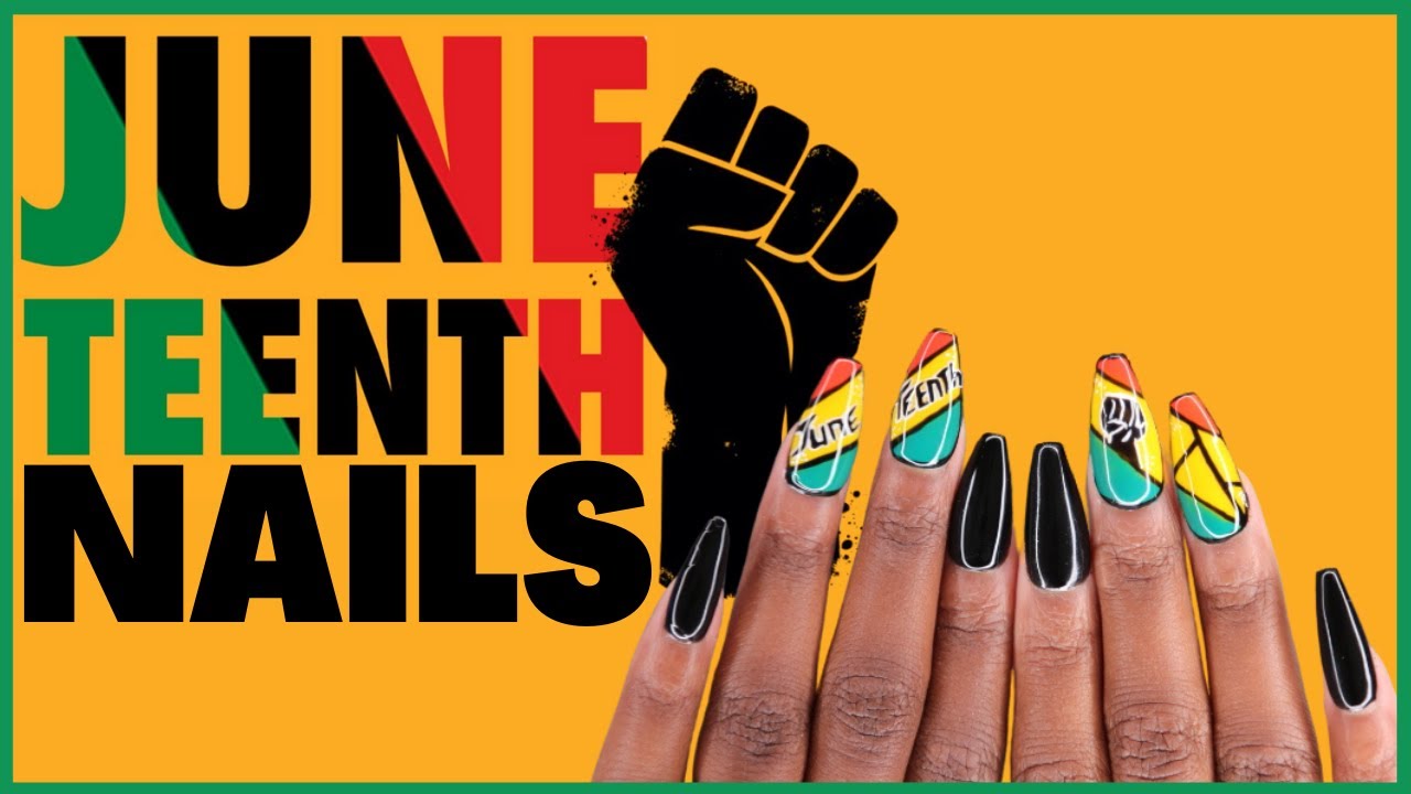 Juneteenth Gel Nails | Patrice Nailed It!