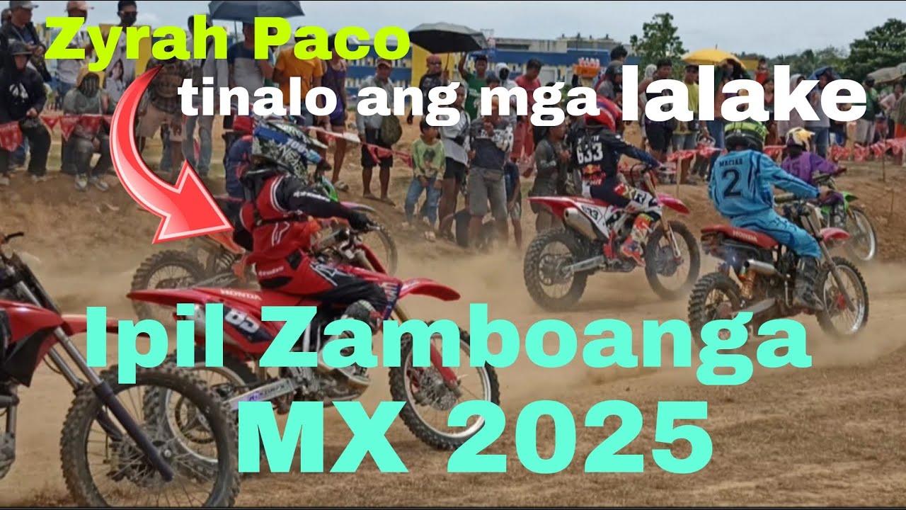 Zyrah Paco iniwan lahat na lalake ipli Zamboanga Sibugay Motocross Competition 2025