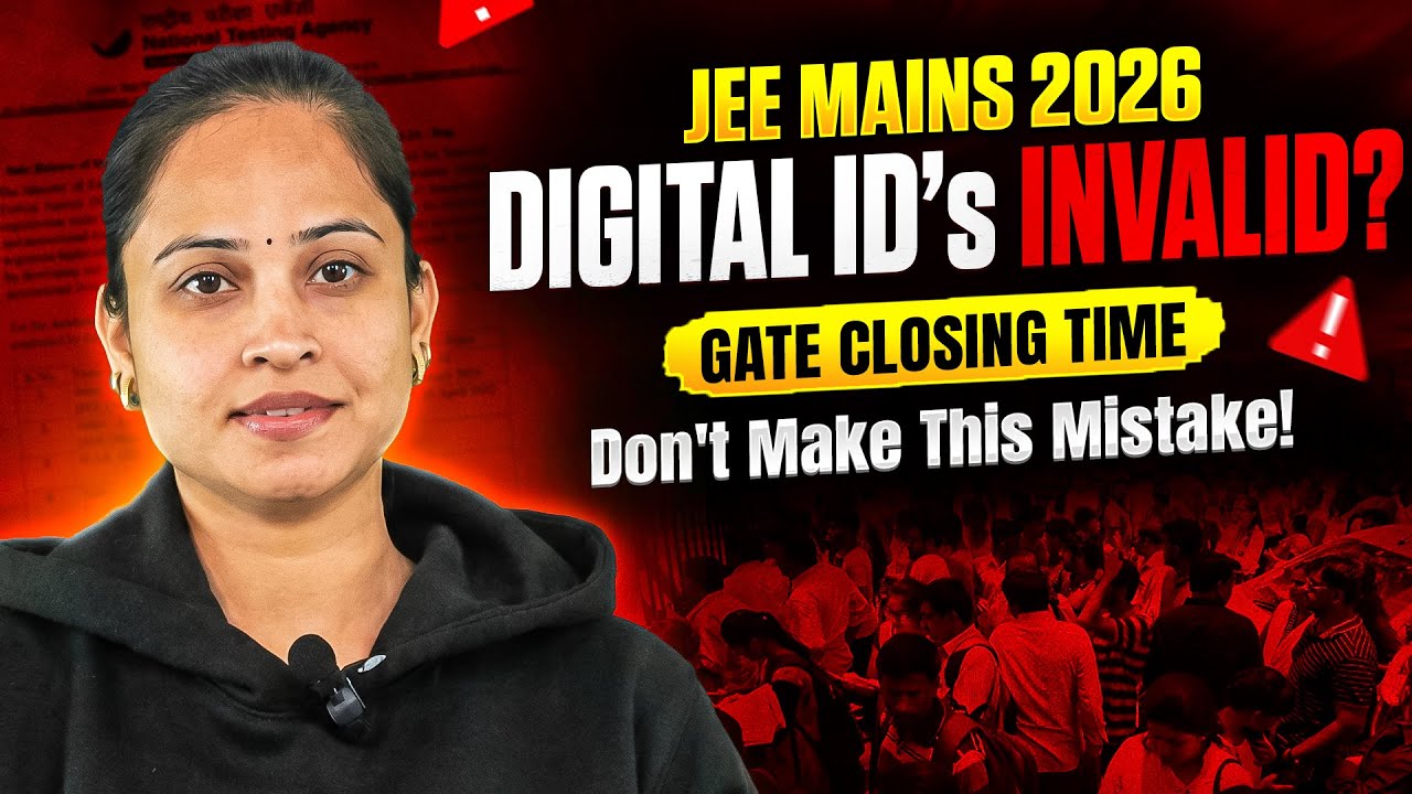 JEE Main 2026: Digital ID REJECTED? 🚨 Latecomers & Dress Code Rules