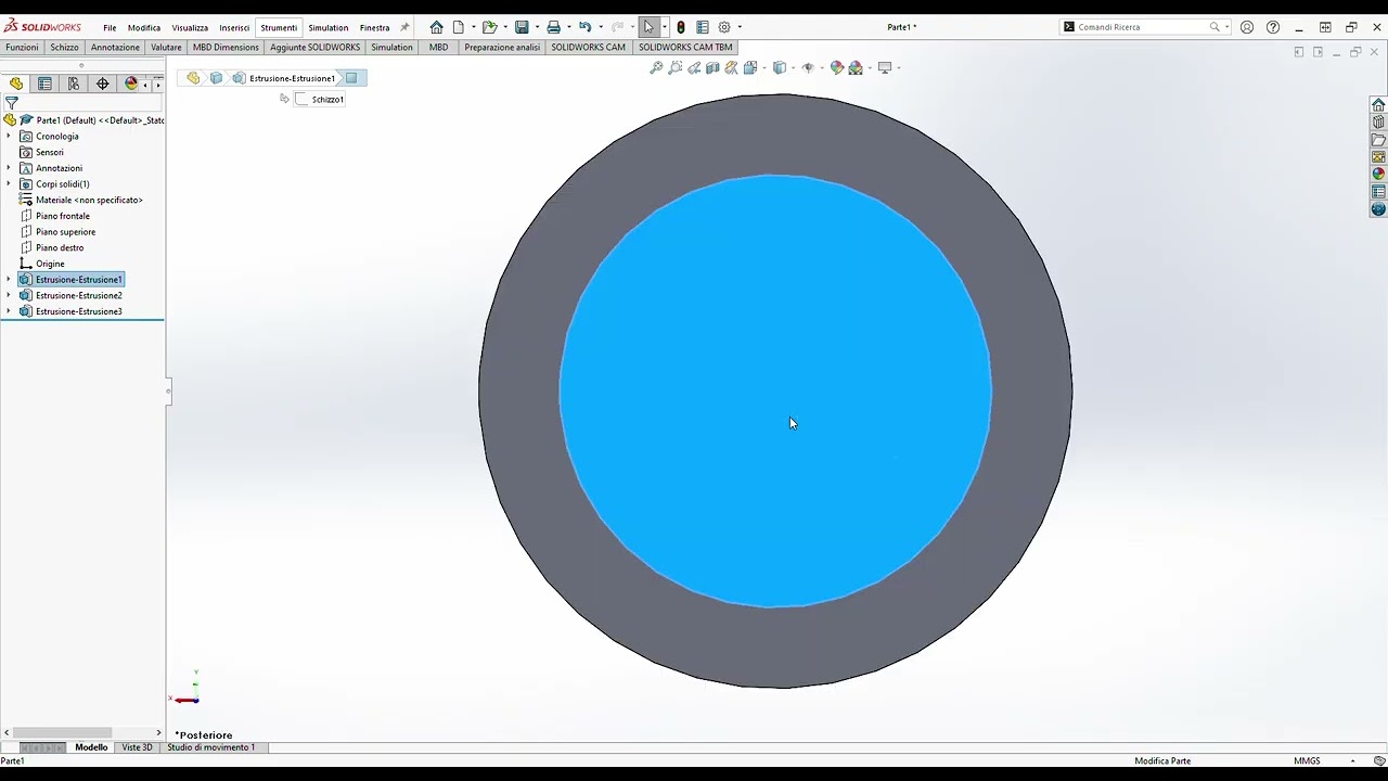 TUTORIA PER DISEGNARE UN ALBERO MECCANICO CON SOLIDWORKS