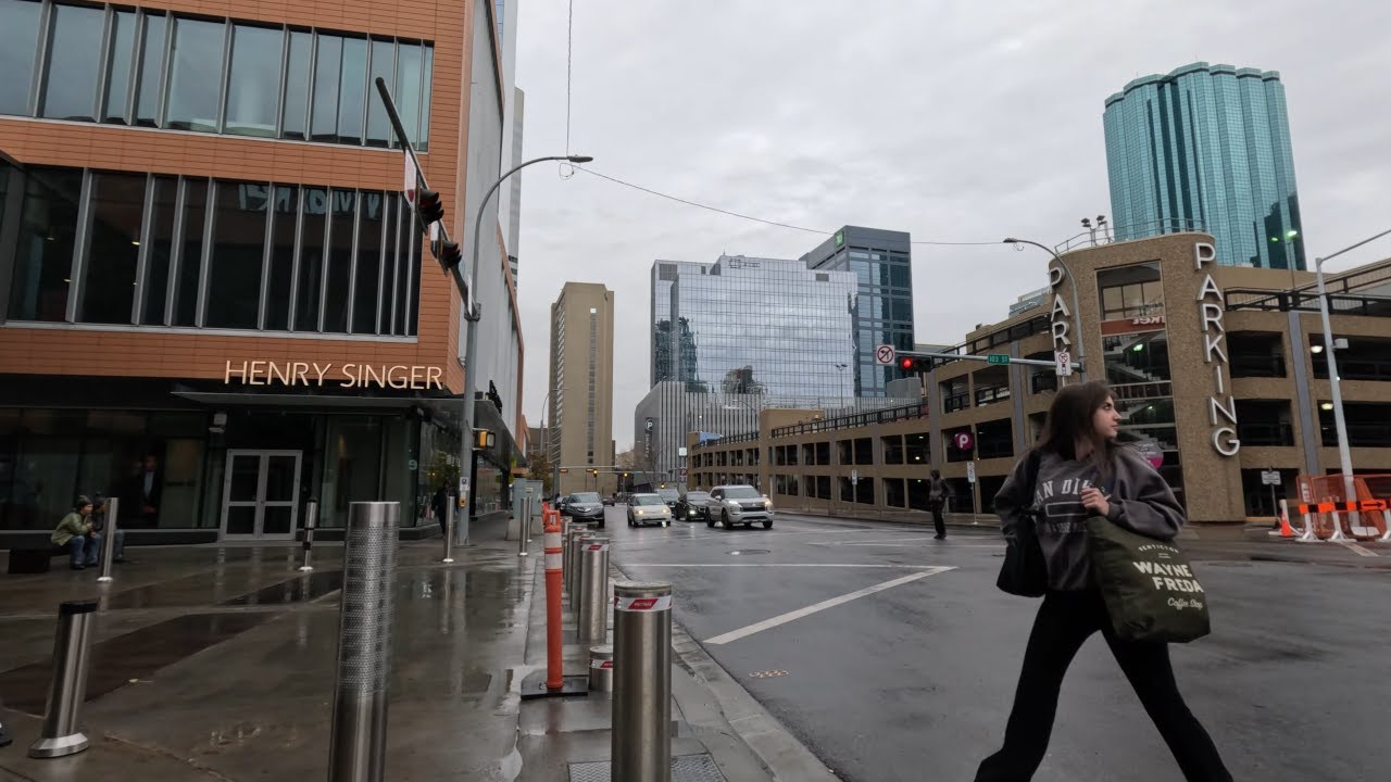 Edmonton, Canada, Walking Tour,  20 October, 2024, 4K 60fps