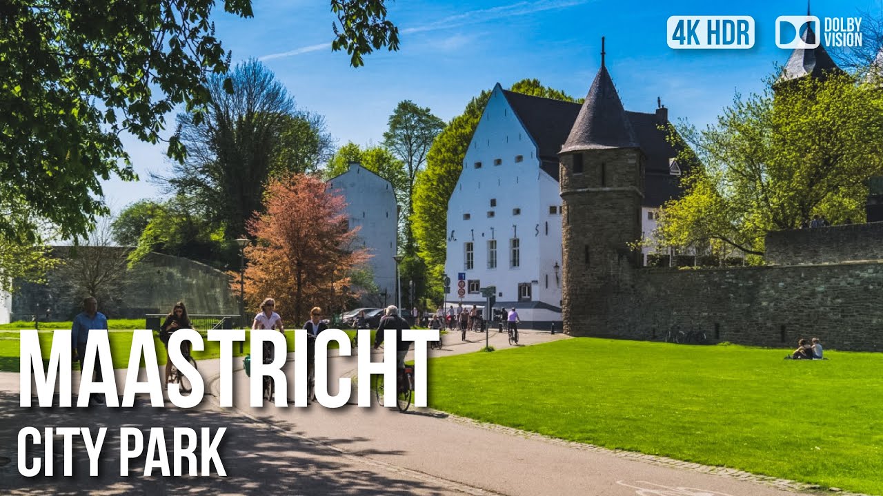 The Serene Oasis of Maastricht's City Park - 🇳🇱 Netherlands [4K HDR] Walking Tour