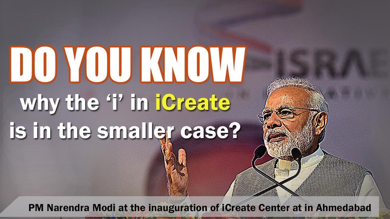 Do you know why the &lsquo;i&rsquo; in iCreate is in the smaller case? Hear this video to find out.