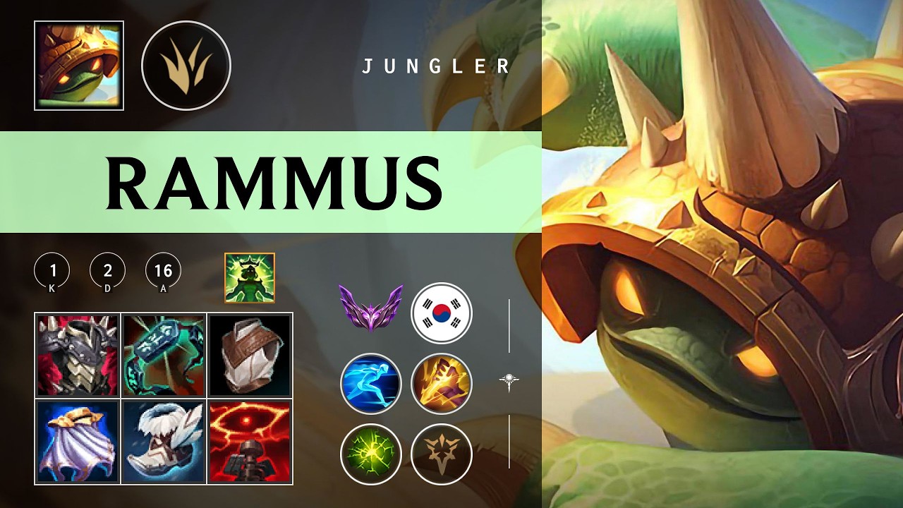 Rammus Jungle vs Wukong - KR Master Patch 26.04