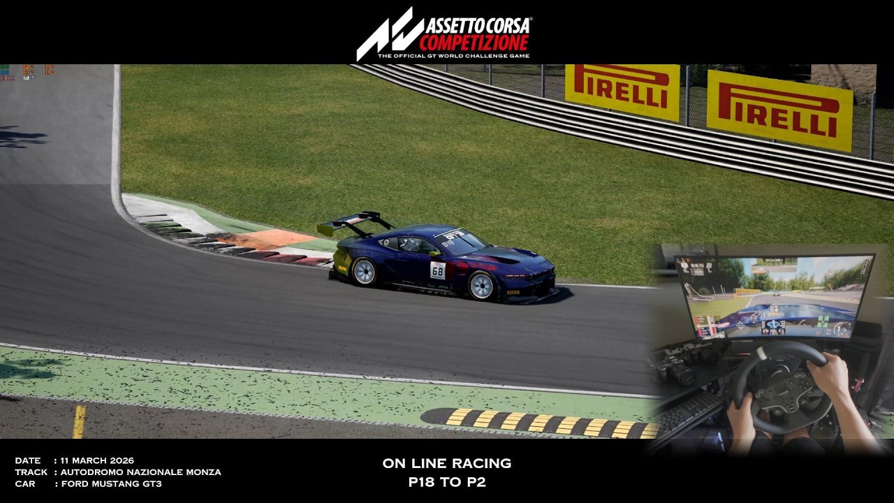 Assetto Corsa Competizione | Autodromo Nazionale Monza -  P18 to P2 (11 March 2026)