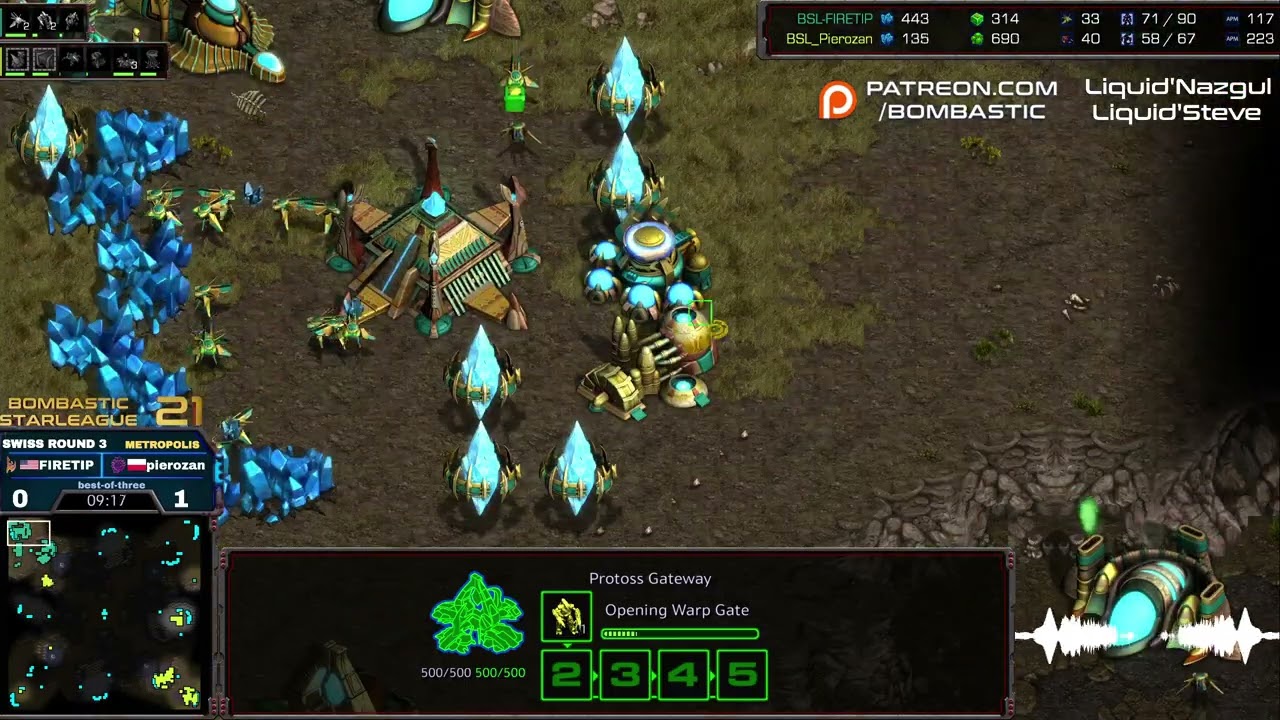 BSL 21 Hasuleauge T1 Swiss Round 3 Firetip v Pierozan game 2