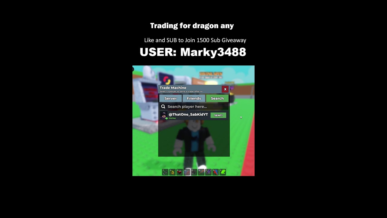 Steal A Brainrot  TRADING --- USER Marky3488