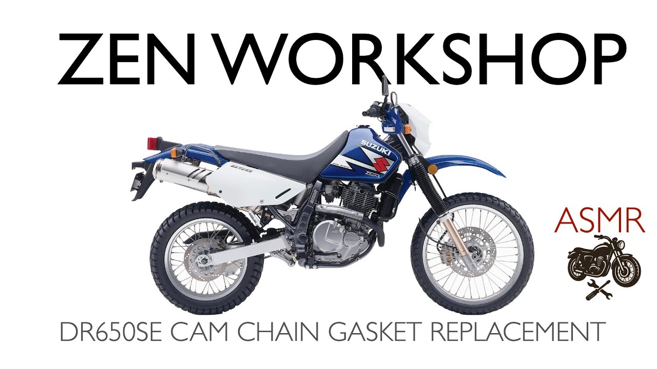DR650 CAM CHAIN TENSIONER GASKET REPLACEMENT - 2025 - Zen Workshop - No talking, just me working.