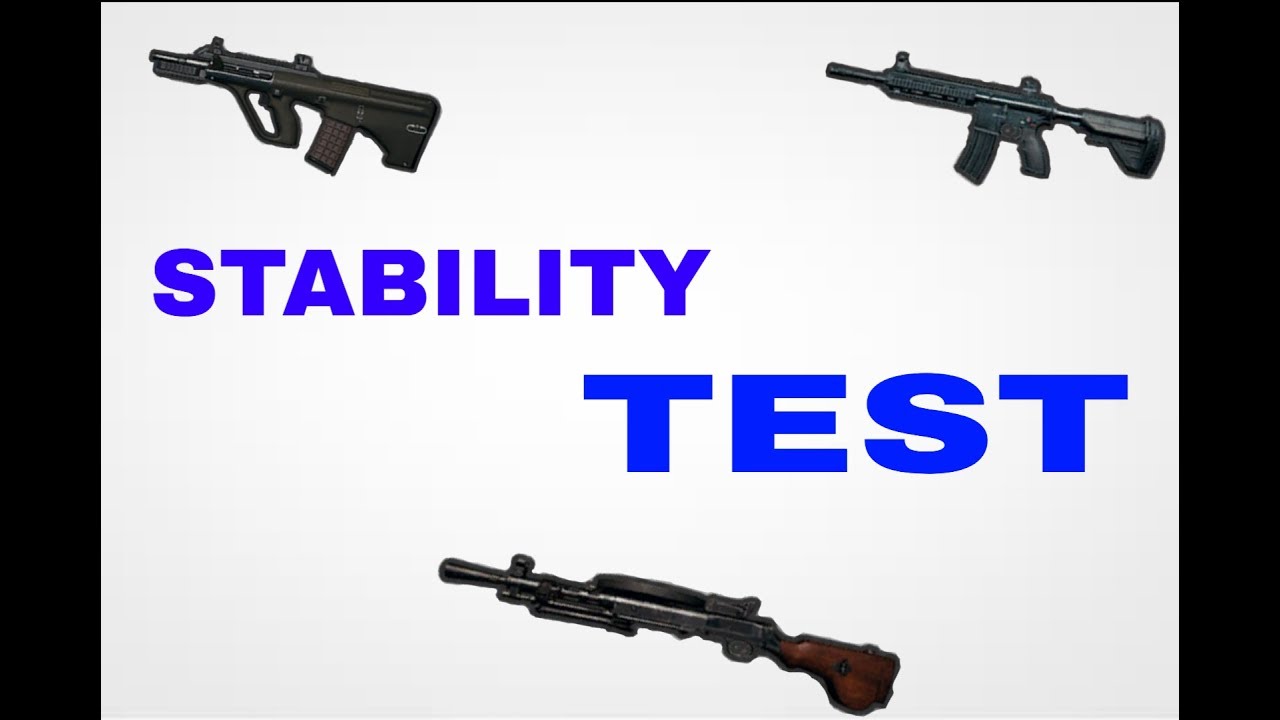 STABILITY TEST OF ASSAULT RIFLES |PUBG MOBILE|