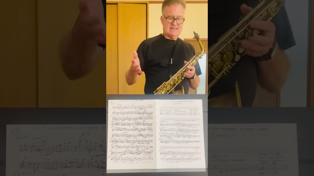 Altered-dominant chords applied to the jazz standard, “In a Sentimental Mood.”