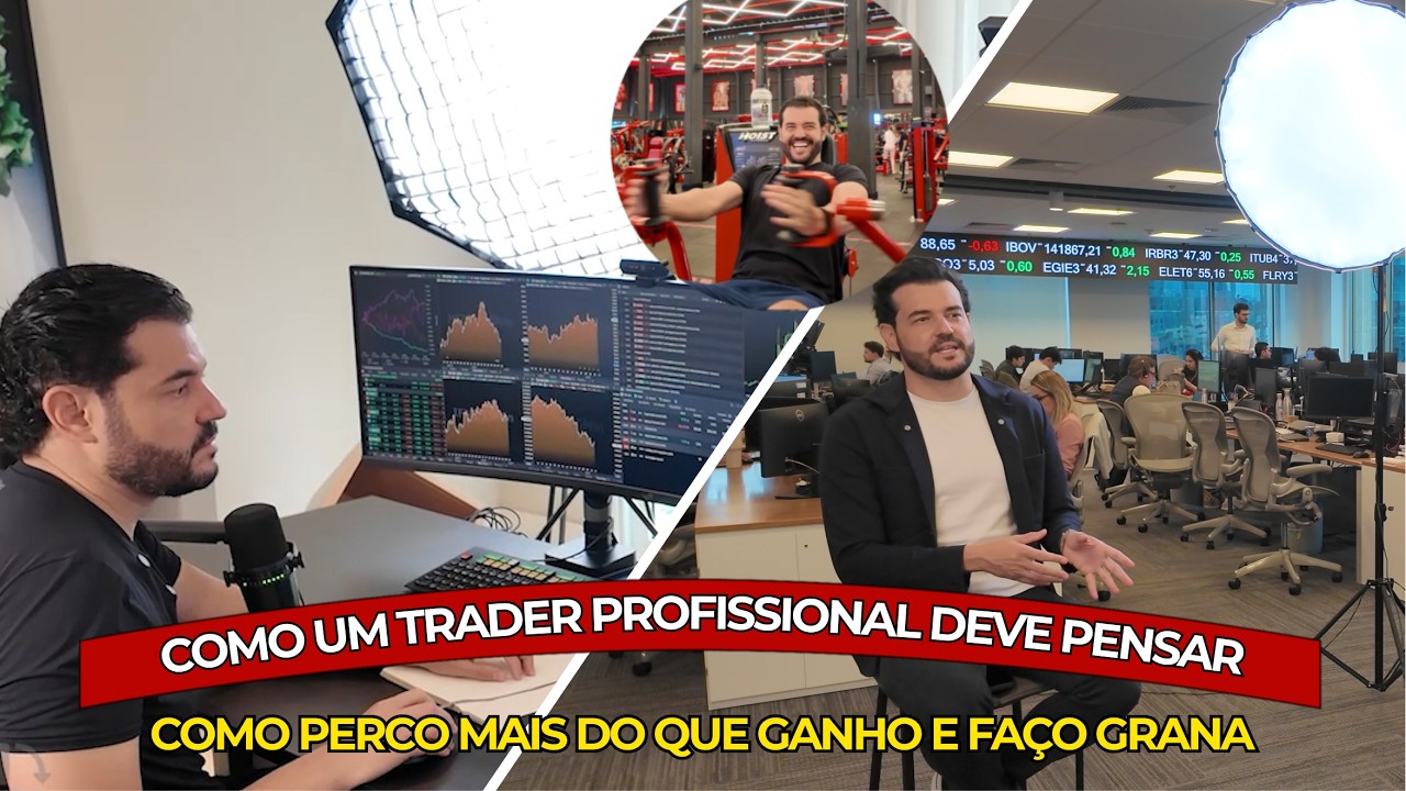 Um dia na vida de um trader: trading, gravação com a Nelogica e decisões de milhões