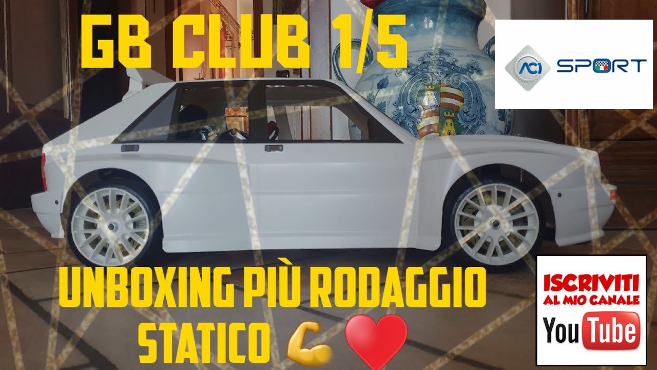 UNBOXING-RODAGGIO STATICO GB CLUB 1/5