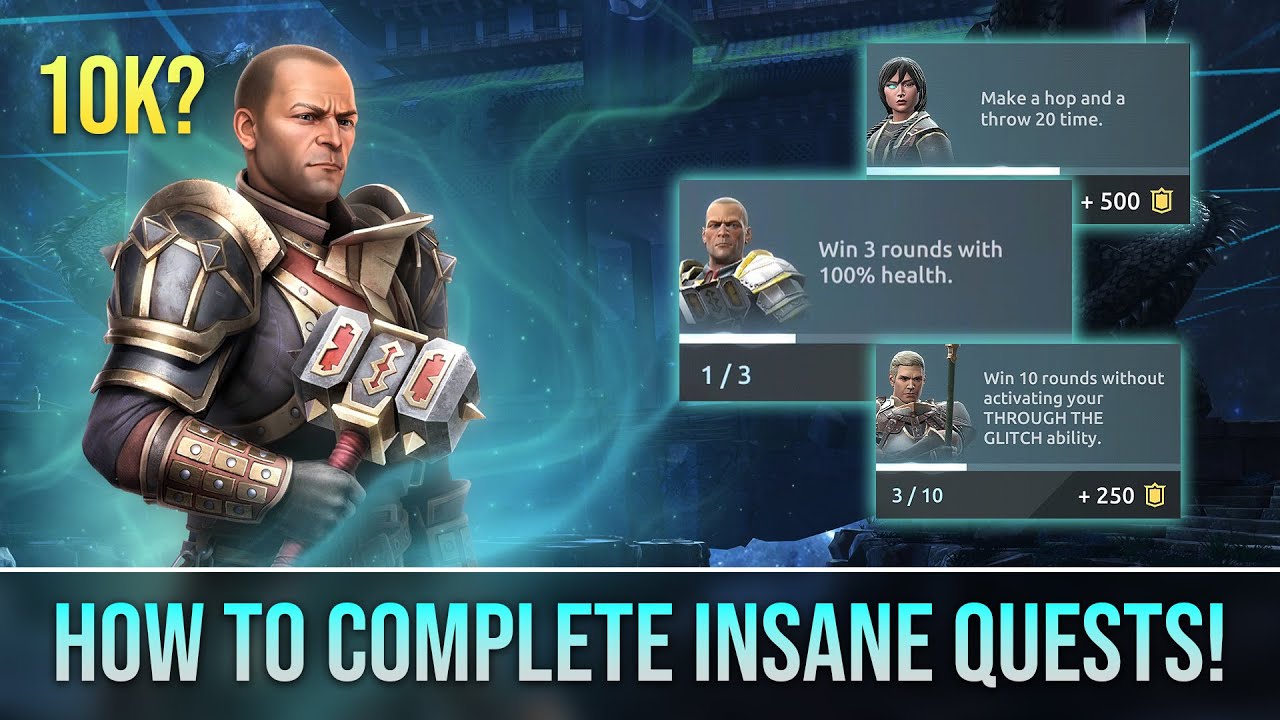 10k Special? - How To Complete The Insane Quests 🙄 - Shadow Fight Arena