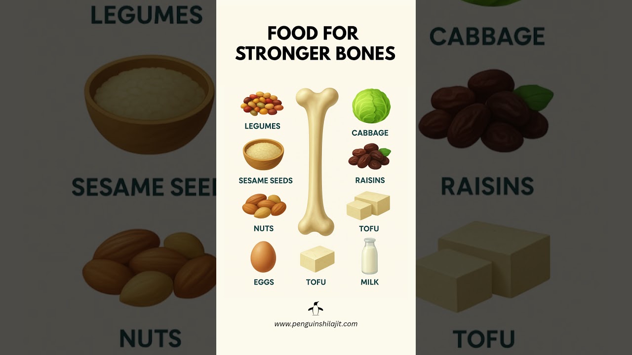 8 Best Foods for Strong Bones After 35 🦴 | Prevent Bone Loss Naturally!