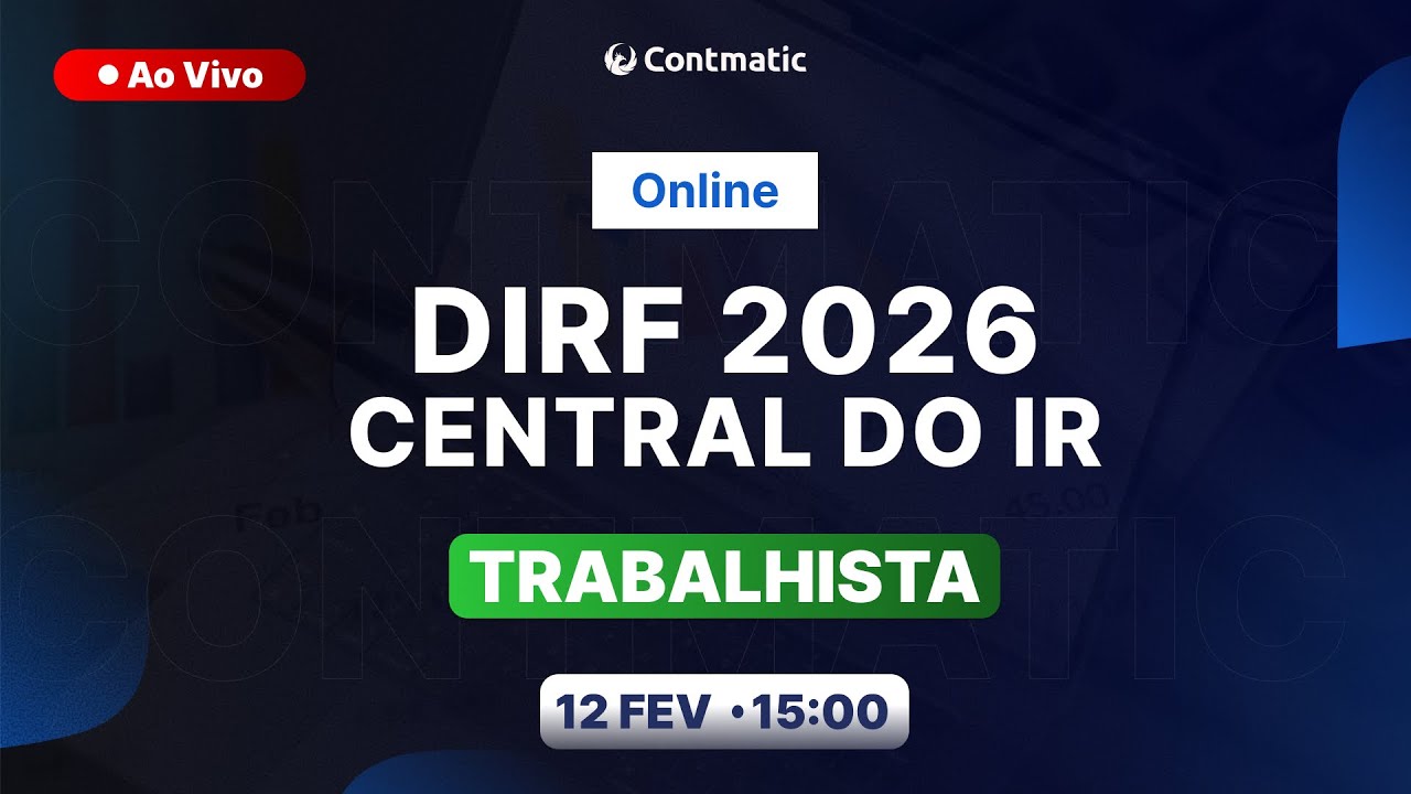 DIRF 2026: Central de IR no sistema Folha