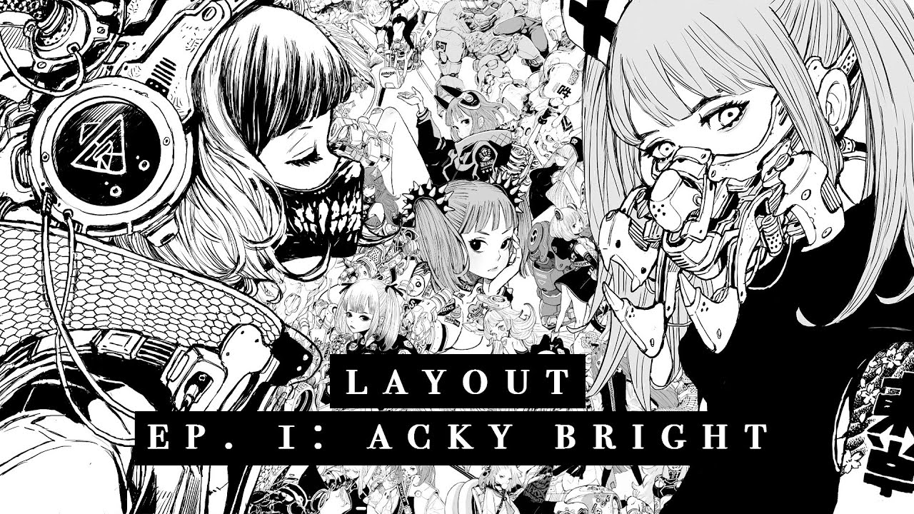 Acky Bright - Drawing anywhere, with anything.