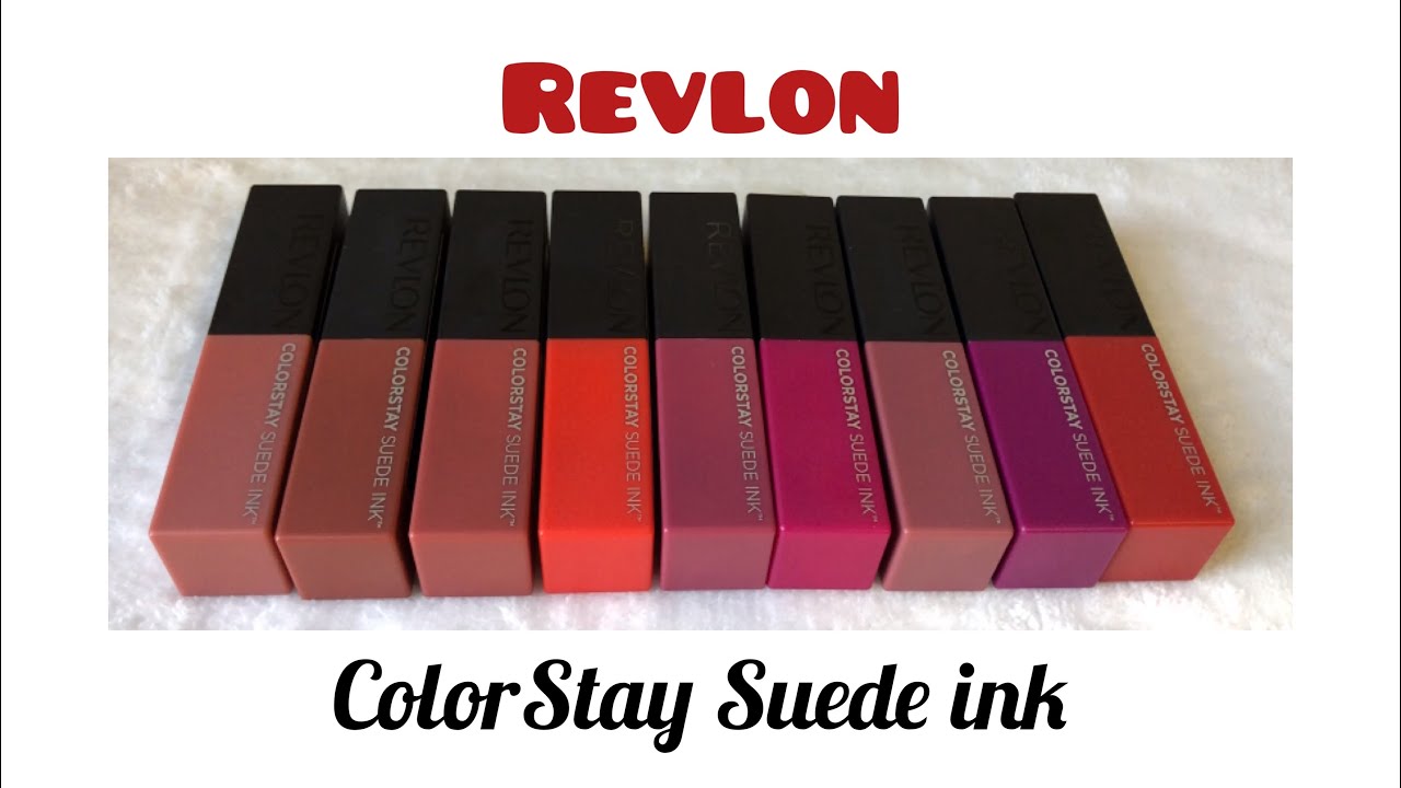 Revlon ColorStay Suede Ink Lipstick | Lip Swatches