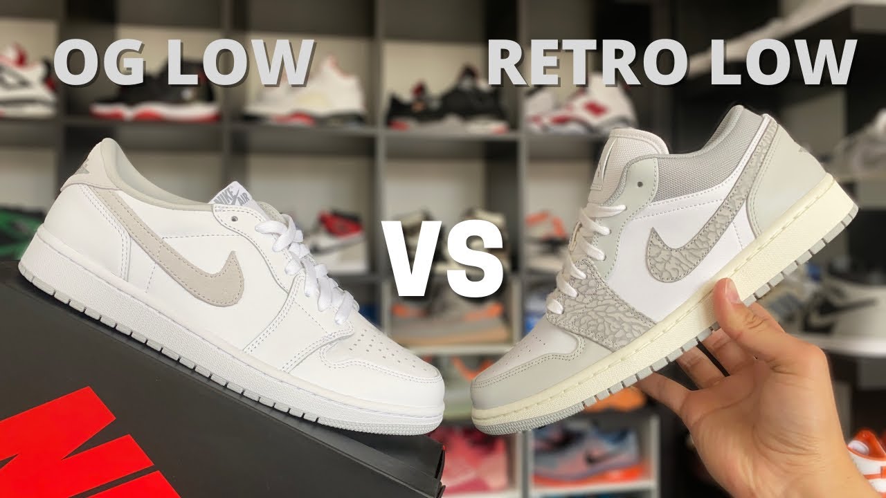 JORDAN 1 LOW OG vs RETRO  “Remastered” estas son las diferencias de las versiones de Jordan 1 Low!!!