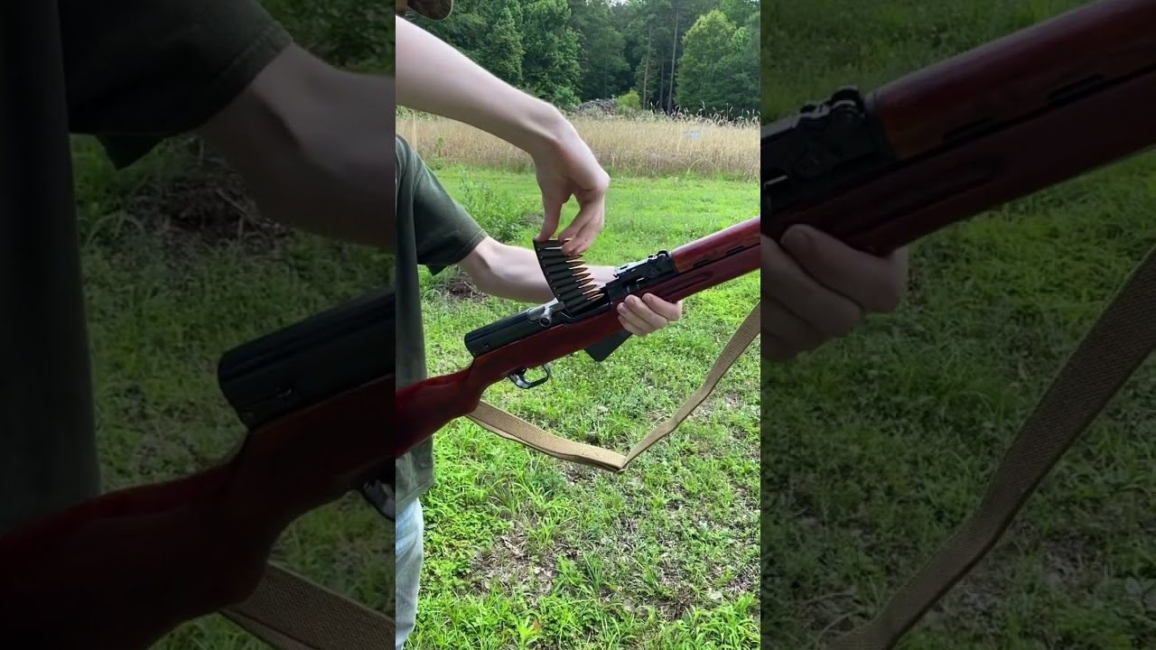 Type 56 SKS stripper clip loading #china #chinese