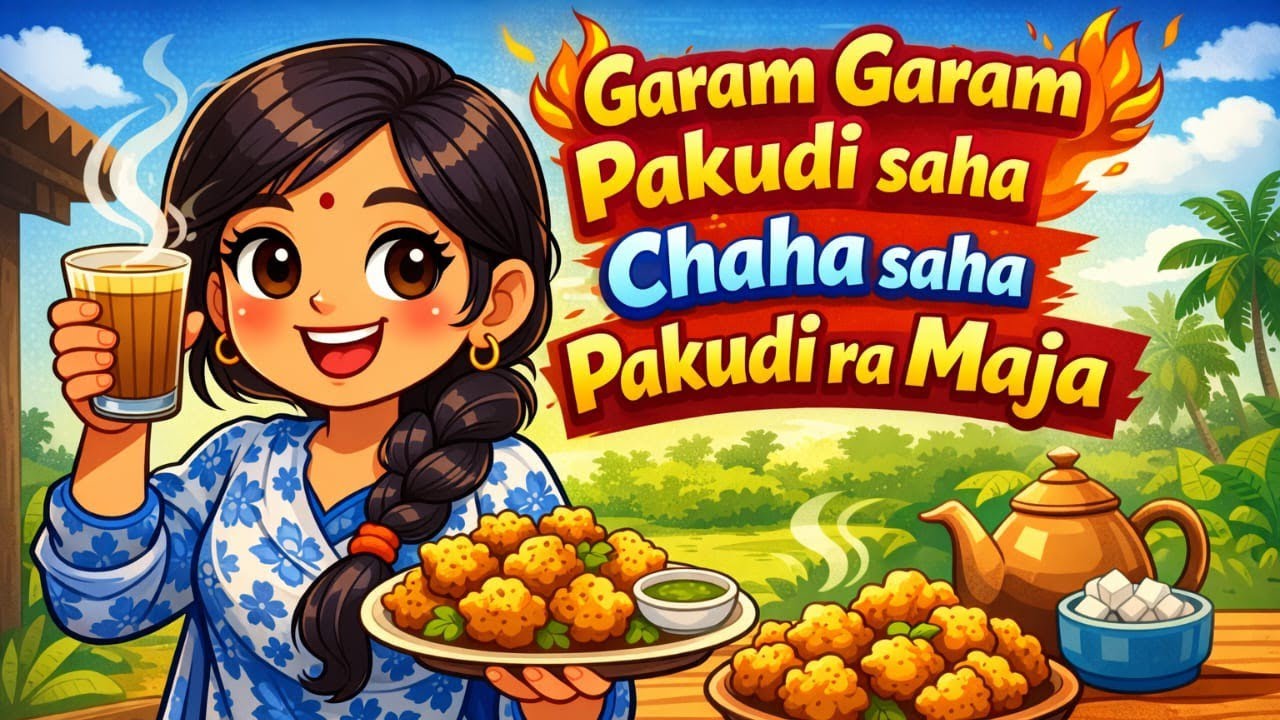  ଗରମ୍ ଗରମ୍ ପକୁଡ଼ି ସହ ଚାହା ର ମଜା 🤤😋🤤🤤🤤😋😋😋😋😋😋
