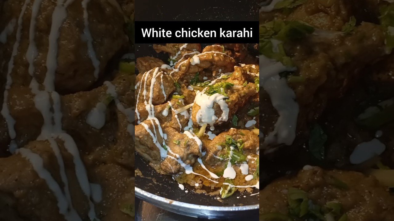 Easy White Chicken karahi Recipe | Zaikafully Yours| Restaurant Style at Home | 