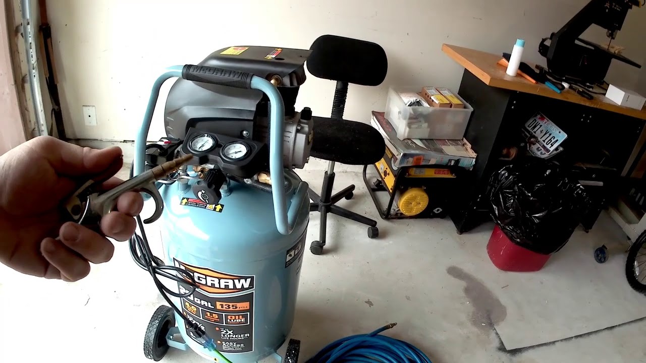 McGraw 20 gallon air compressor!! Harbor Freight special. Worth it or no??
