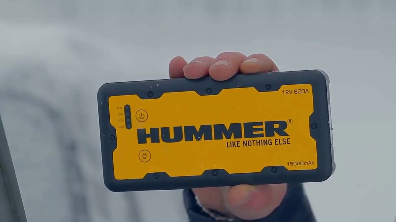 Инструкция по эксплуатации Hummer Power Bank Jump Starter