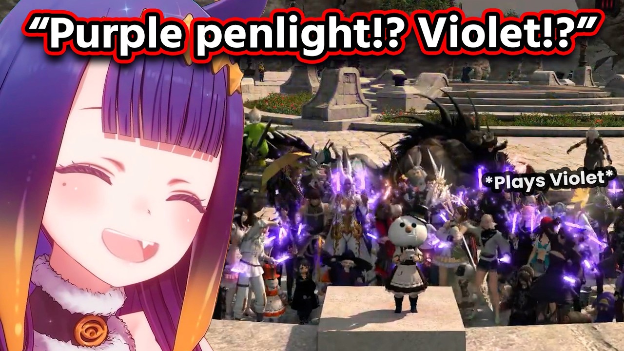 Takodachi celebrates Ina's return to FFXIV and then plays Violet