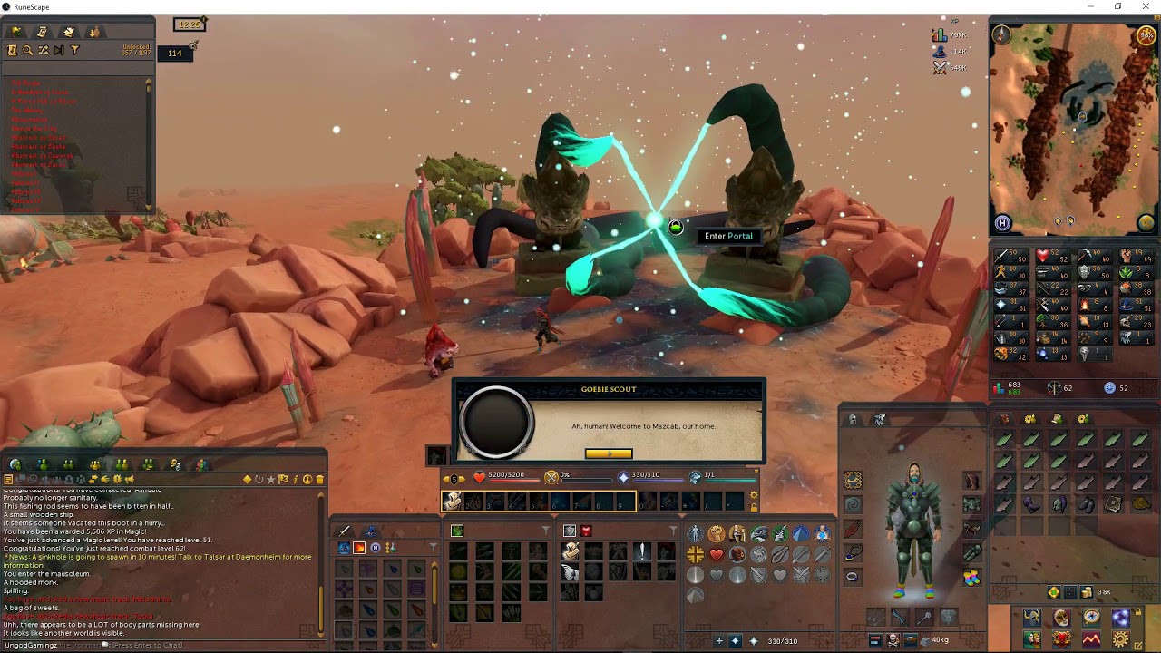 Runescape Miniquest 37 - Benedict's World Tour Ep2