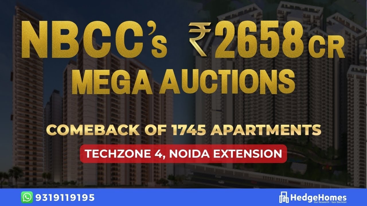 NBCC Auctions: Aspire Dream Valley & Leisure Park Sold for ₹2658 Cr! #techzone4 #noidaextension