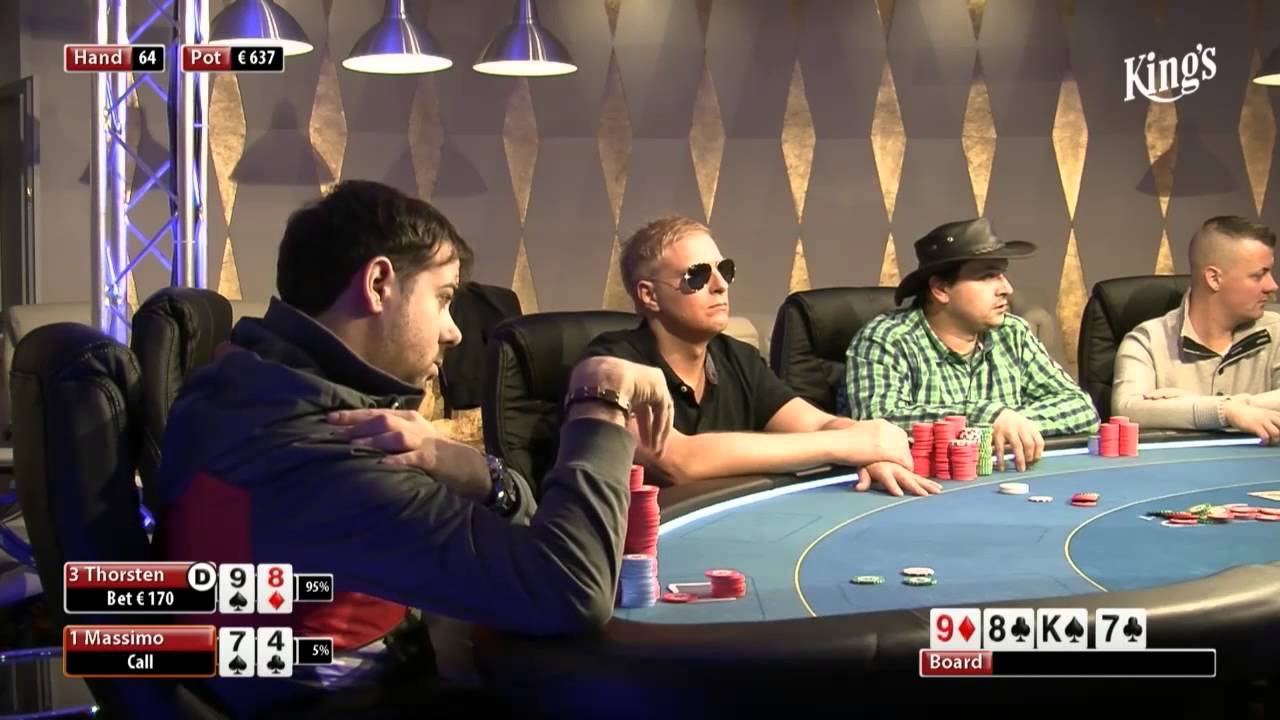 CASH KINGS E04 - Highlight - Massimo's River-check-raise - Live cash game poker show