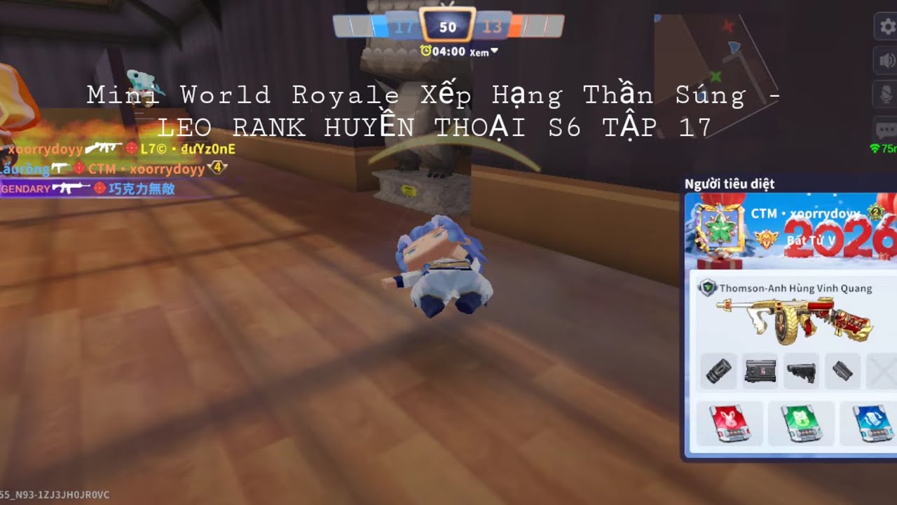 Mini World Royale Xếp Hạng Thần Súng - LEO RANK HUYỀN THOẠI S6 TẬP 17