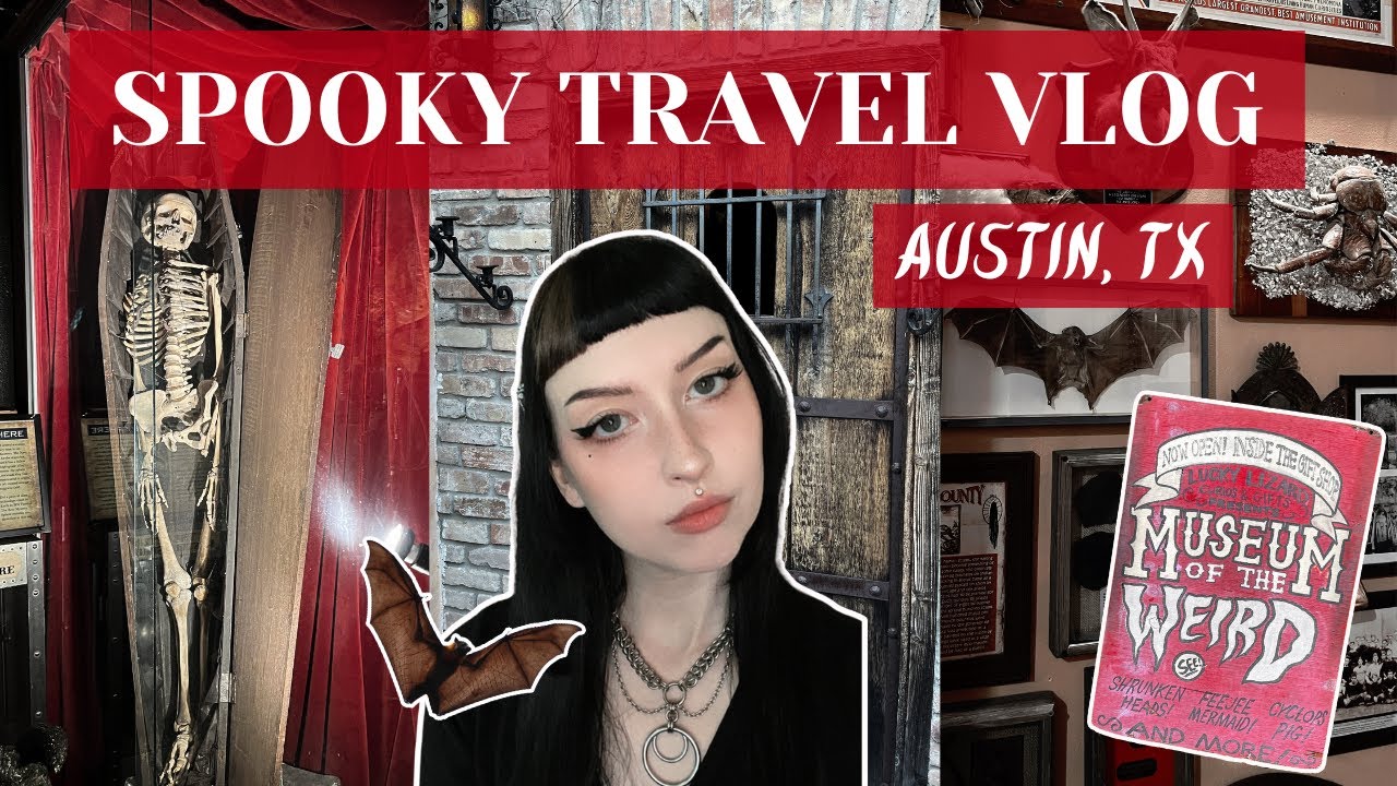 Spooky Travel Vlog | Museum of the Weird, Bats, and Death of a Unicorn Screening at SXSW