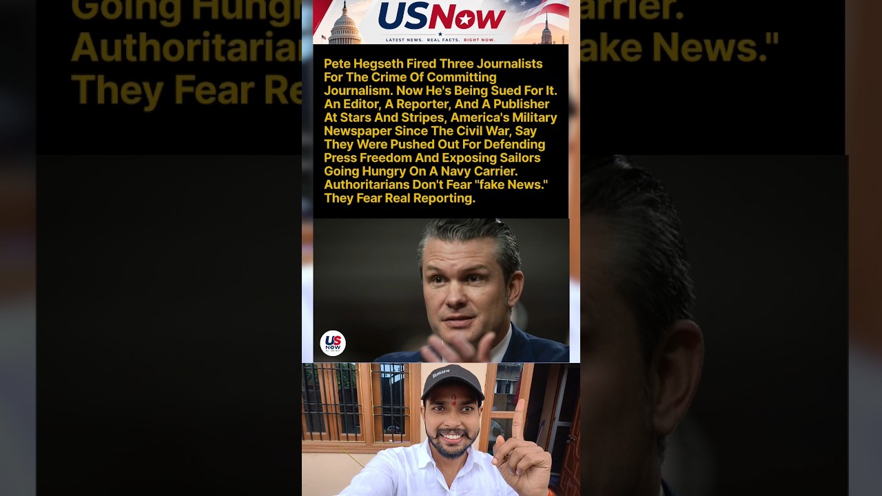 🚨 BREAKING: Stars and Stripes Journalists SUE Pete Hegseth Over Alleged Retaliation | USNow