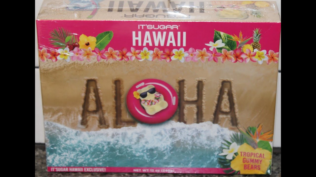 It&rsquo;Sugar Hawaii Exclusive Tropical Gummy Bears 12 Flavors Review