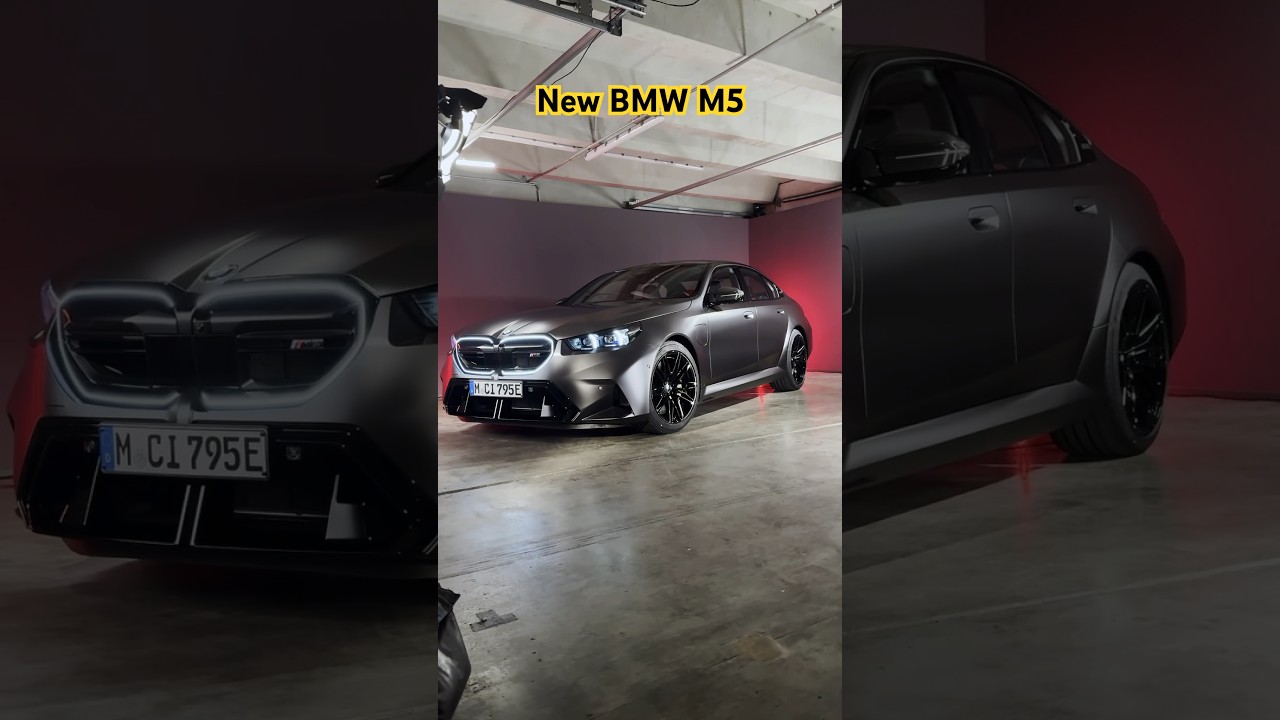 2025 BMW M5 in Frozen Deep Grey