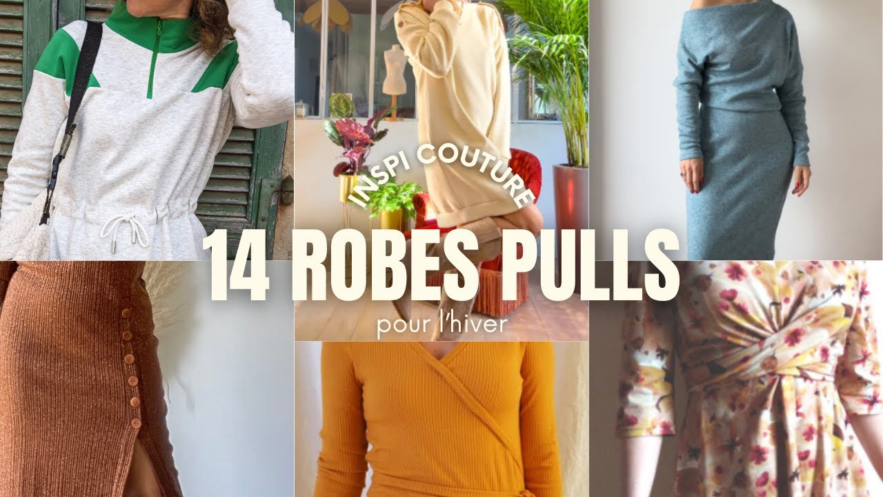 Inspi' couture : 14 robes pulls à coudre cet hiver 🪡🤎
