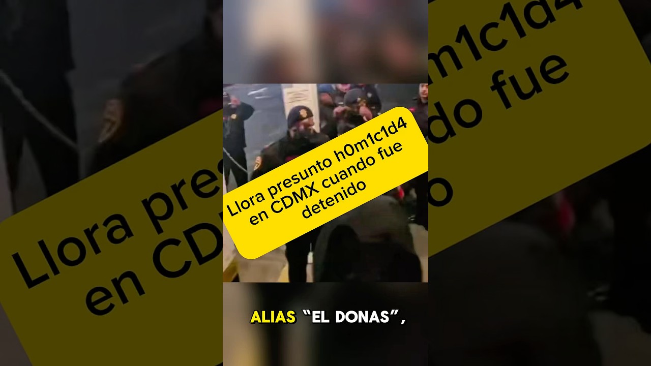 Detienen a &ldquo;El Donas&rdquo;, presunto integrante de la &ldquo;Anti Uni&oacute;n Tepito&rdquo;.