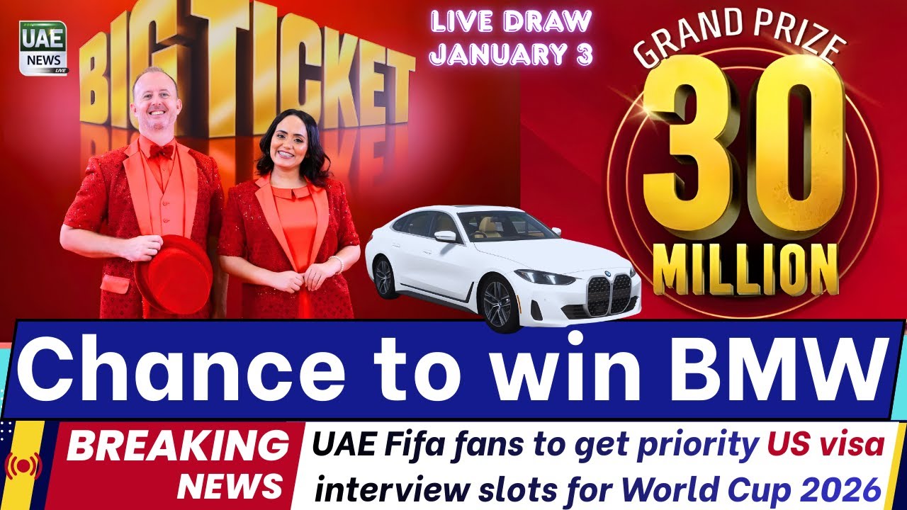 Dh30 million up for grabs as Big Ticket Abu Dhabi announces biggest draw for 2026! | BigTicket