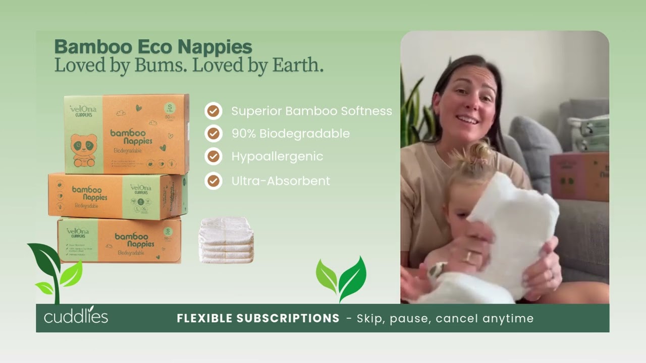 My Honest Review of Cuddlies Eco Nappies | Bamboo Nappy Review | Newborn to Toddler Nappies