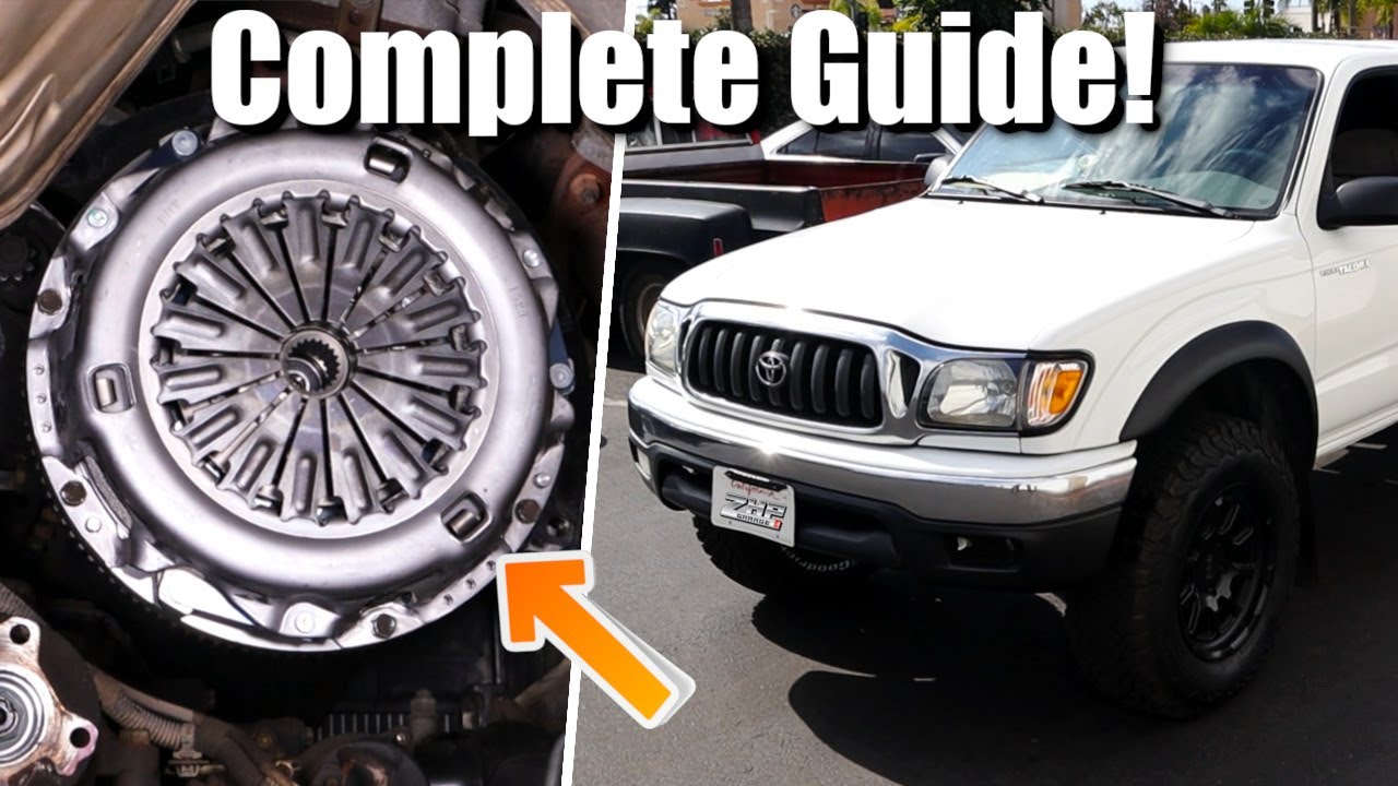 How To Replace Clutch on Toyota Tacoma 1st Gen (1995 - 2004) START TO FINISH