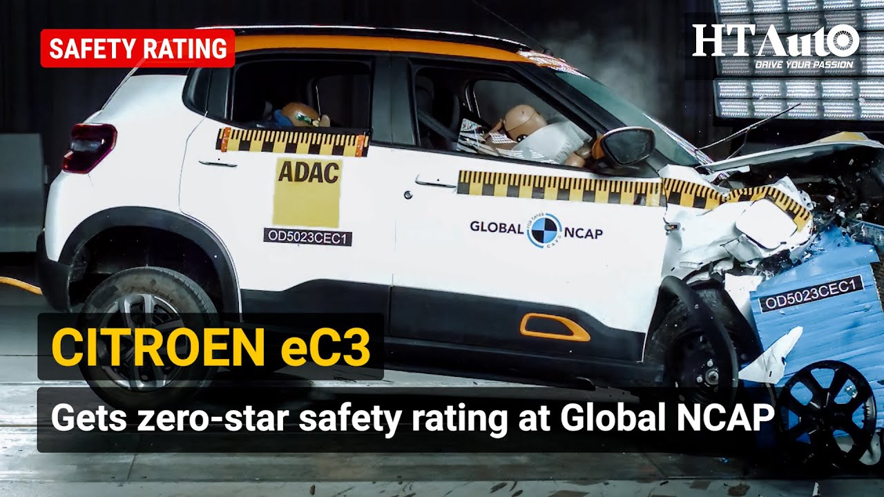 Citroen eC3 gets &lsquo;appalling&rsquo; zero-star safety rating at Global NCAP crash test