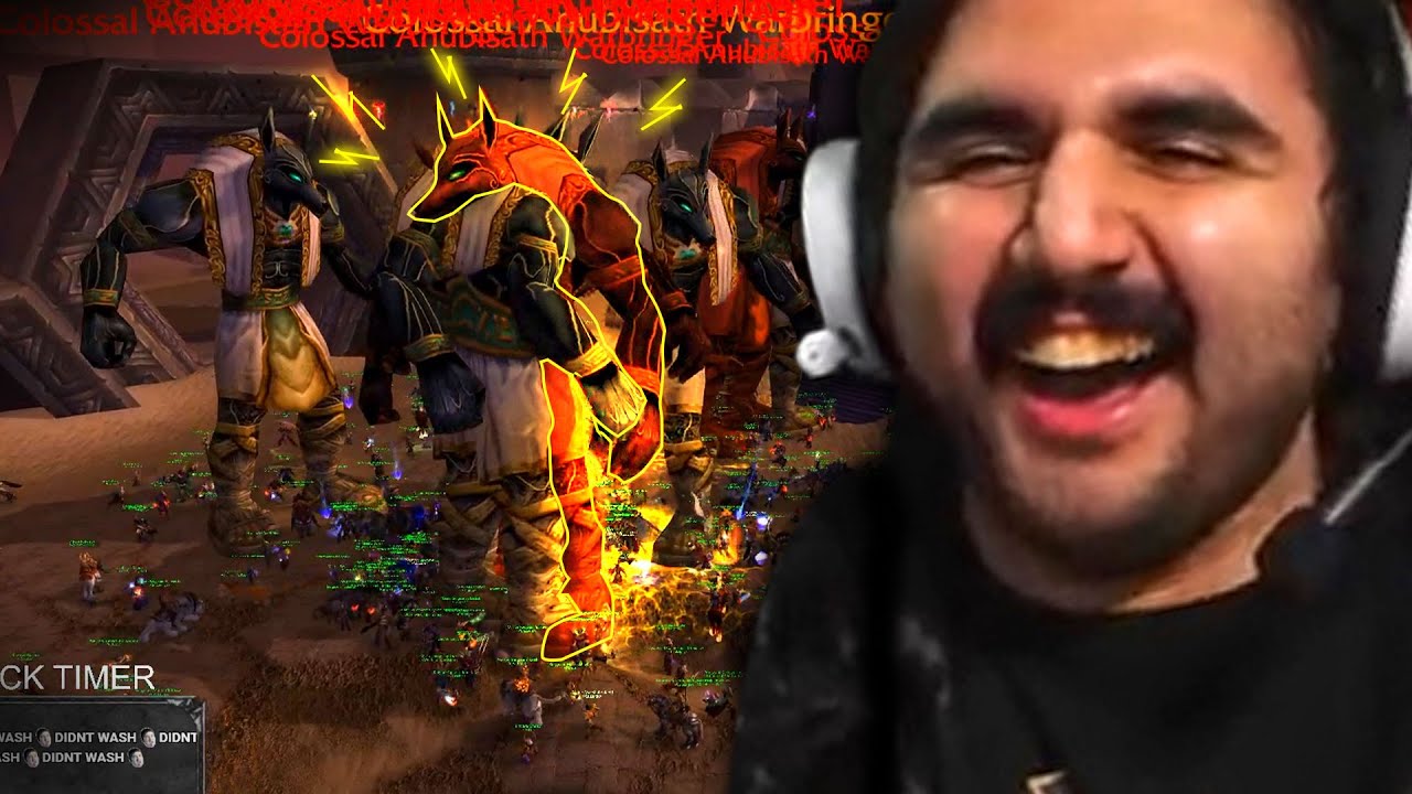 Scarab Lord Esfand - Opening the Gates of Ahn'Qiraj | Esfand Best WoW Classic Moments