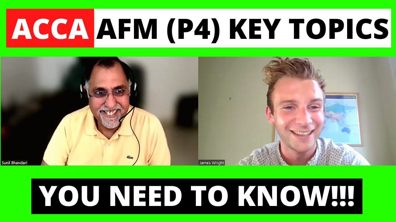 ⭐️ ACCA Advanced Financial Management (P4) - key topics you MUST know for your exam! ⭐️ | ACCA AFM |