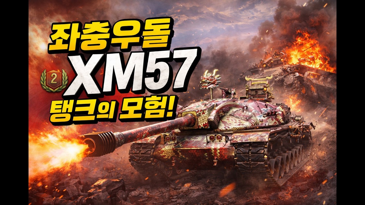 XM57 탱크 전투 모음 [월드오브탱크]