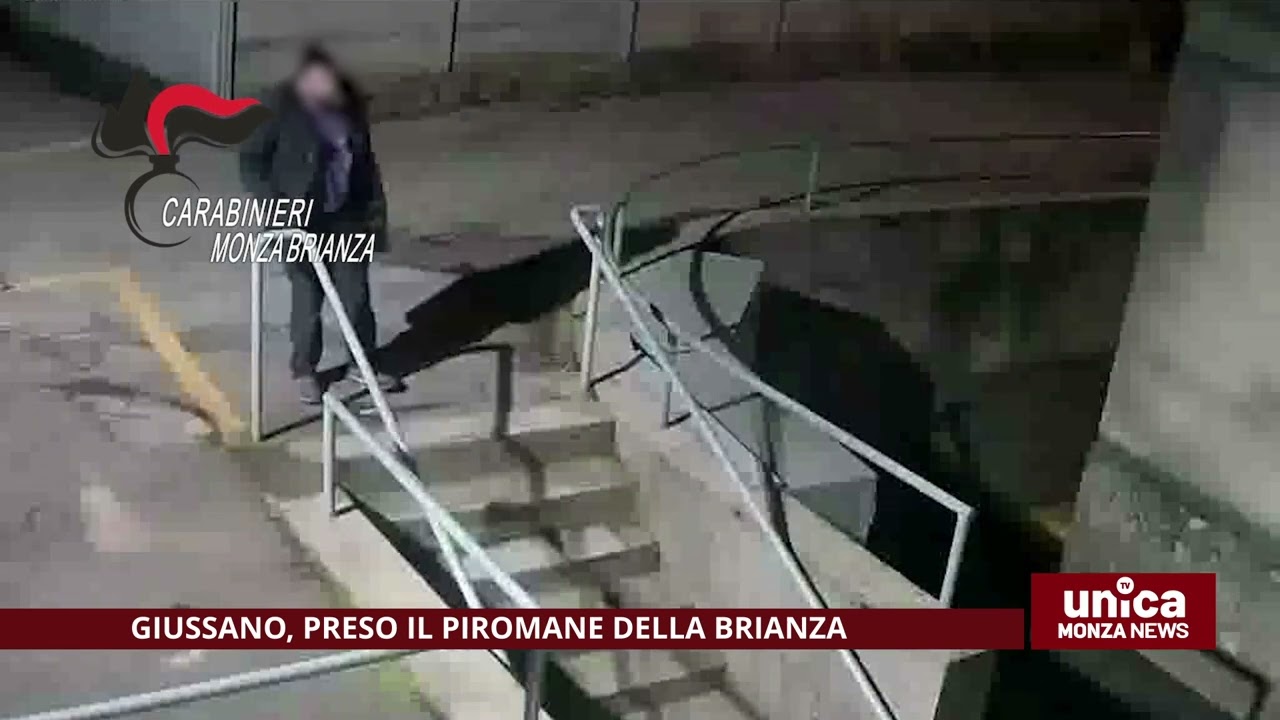 Giussano, preso il piromane della Brianza