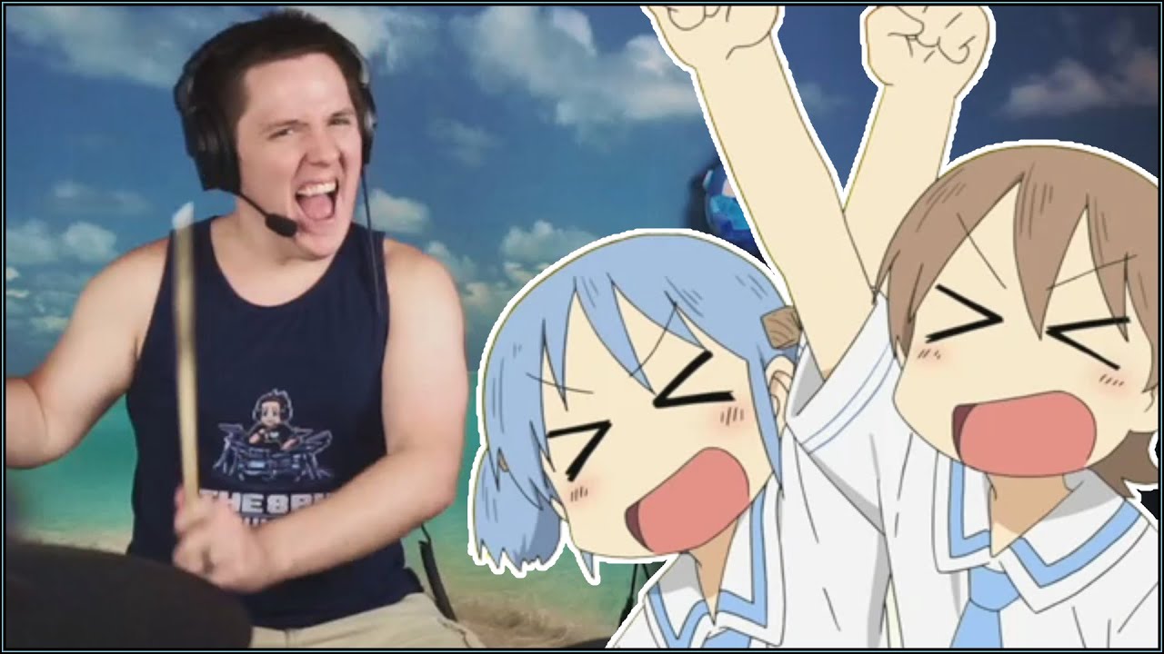 Hyadain no Joujou Yuujou - Nichijou OP 2 On Drums!