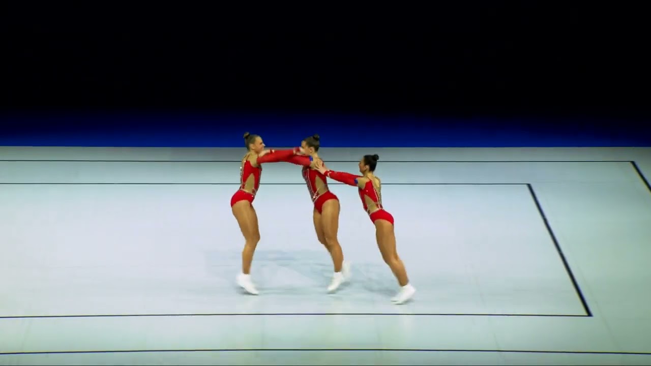 Australia 2 (AUS) - 2024 Aerobic Worlds, Pesaro (ITA) Qualifications Trio